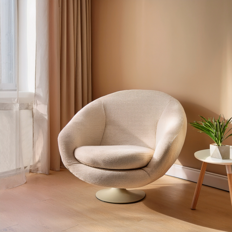 YML herbekleden beige stoel